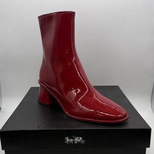 Coach Gigi Patent Leather Bootie